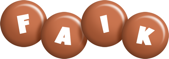 Faik candy-brown logo