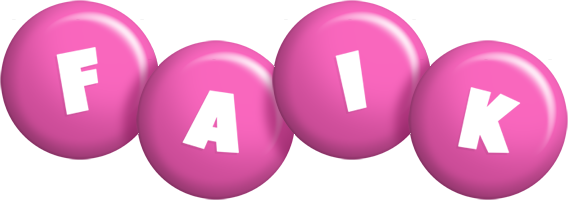 Faik candy-pink logo