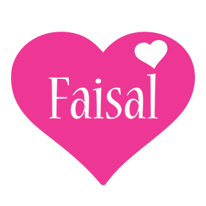 Faisal love-heart logo
