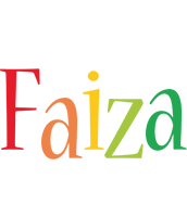 Faiza birthday logo
