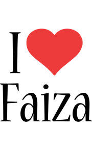 Faiza i-love logo