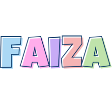 Faiza pastel logo