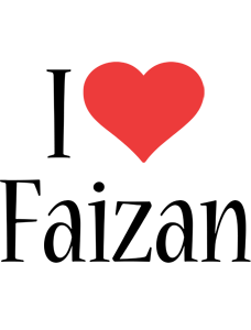 Faizan i-love logo