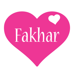 Fakhar love-heart logo