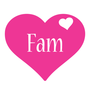 Fam love-heart logo