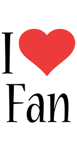 Fan i-love logo