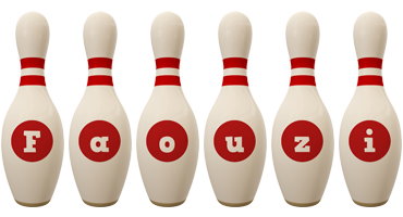 Faouzi bowling-pin logo