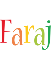 Faraj birthday logo