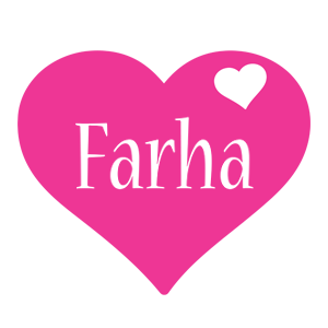 Farha love-heart logo