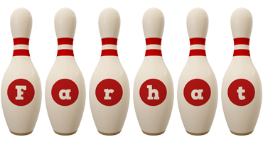 Farhat bowling-pin logo