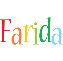 Farida birthday logo