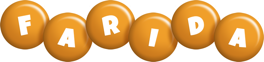 Farida candy-orange logo