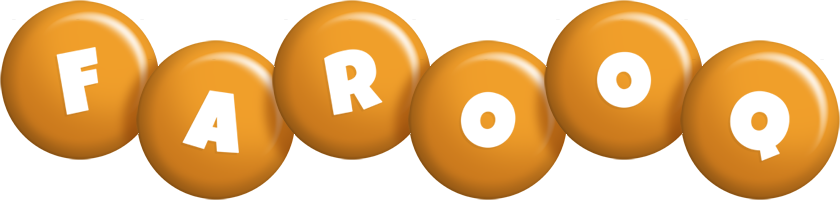 Farooq candy-orange logo