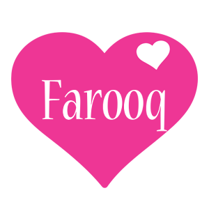 Farooq love-heart logo