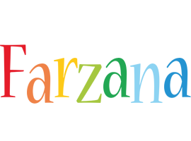 Farzana birthday logo