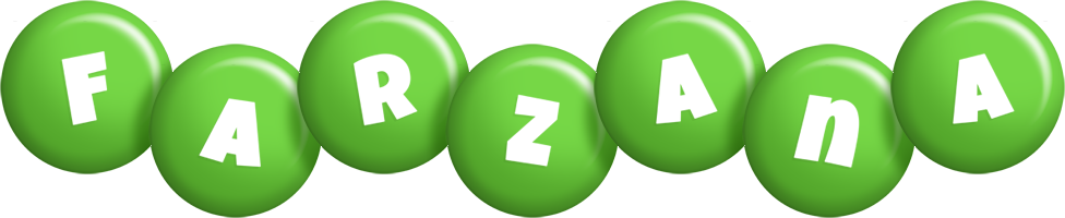 Farzana candy-green logo
