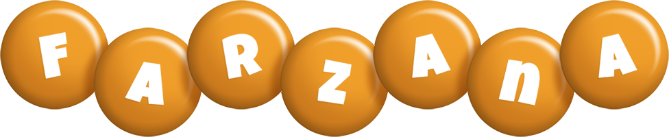 Farzana candy-orange logo
