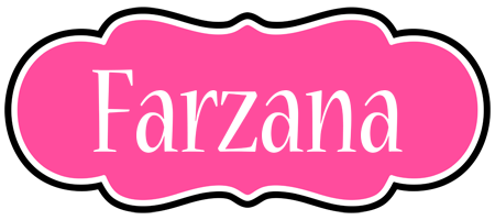 Farzana invitation logo