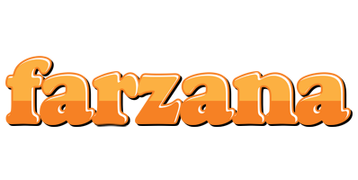 Farzana orange logo