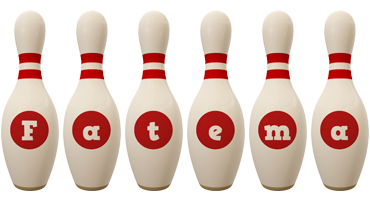 Fatema bowling-pin logo