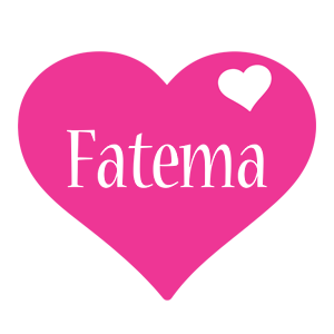Fatema love-heart logo
