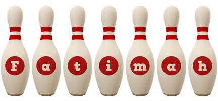 Fatimah bowling-pin logo