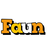 Faun cartoon logo