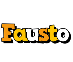 Fausto cartoon logo