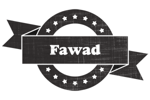 Fawad grunge logo
