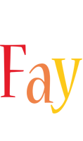 Fay birthday logo