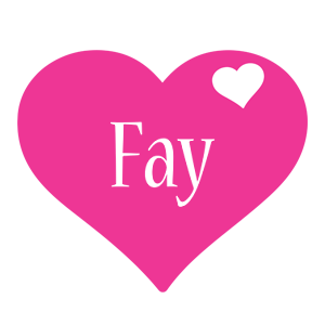 Fay love-heart logo