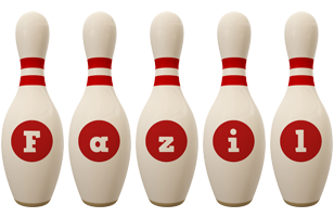 Fazil bowling-pin logo