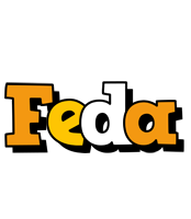 Feda cartoon logo
