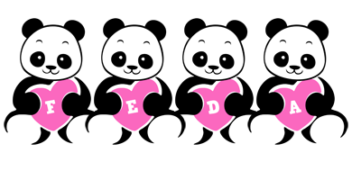 Feda love-panda logo