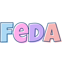 Feda pastel logo