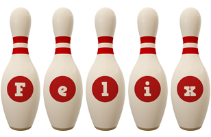 Felix bowling-pin logo