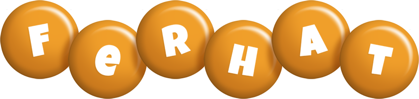 Ferhat candy-orange logo