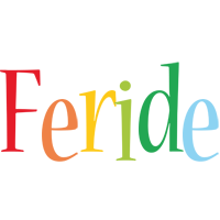 Feride birthday logo