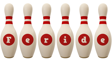 Feride bowling-pin logo