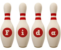 Fida bowling-pin logo