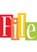 File colors logo