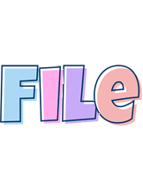File pastel logo