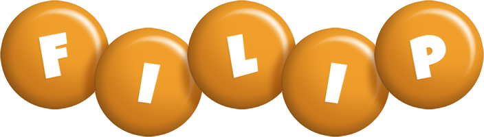 Filip candy-orange logo