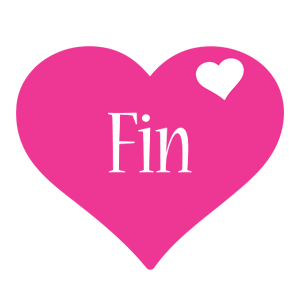 Fin love-heart logo