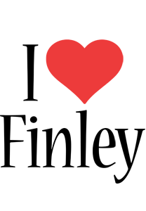 Finley i-love logo