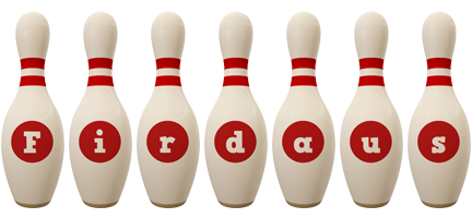 Firdaus bowling-pin logo