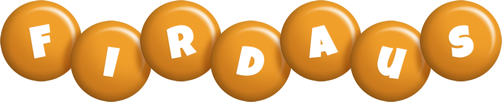 Firdaus candy-orange logo