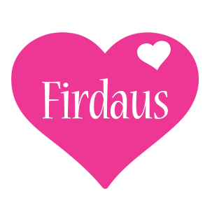 Firdaus love-heart logo