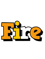 Fire cartoon logo