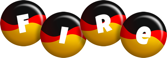 Fire german logo